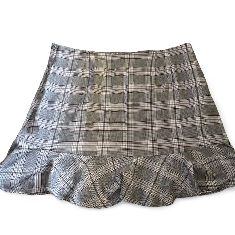 Loft Women's Grey and Brown Skirt